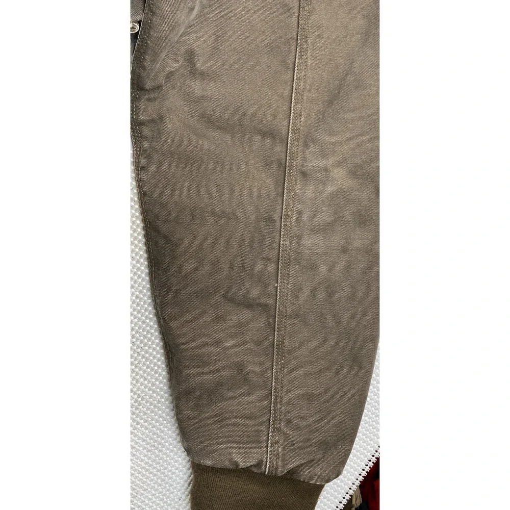 Snap-On Tools Canvas Jacket Quilt-Lined Hooded Jacket Brown Men's XXL
